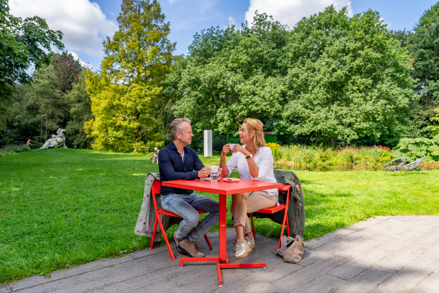 Terras Museum Kranenburgh. Foto Bergen Marketing