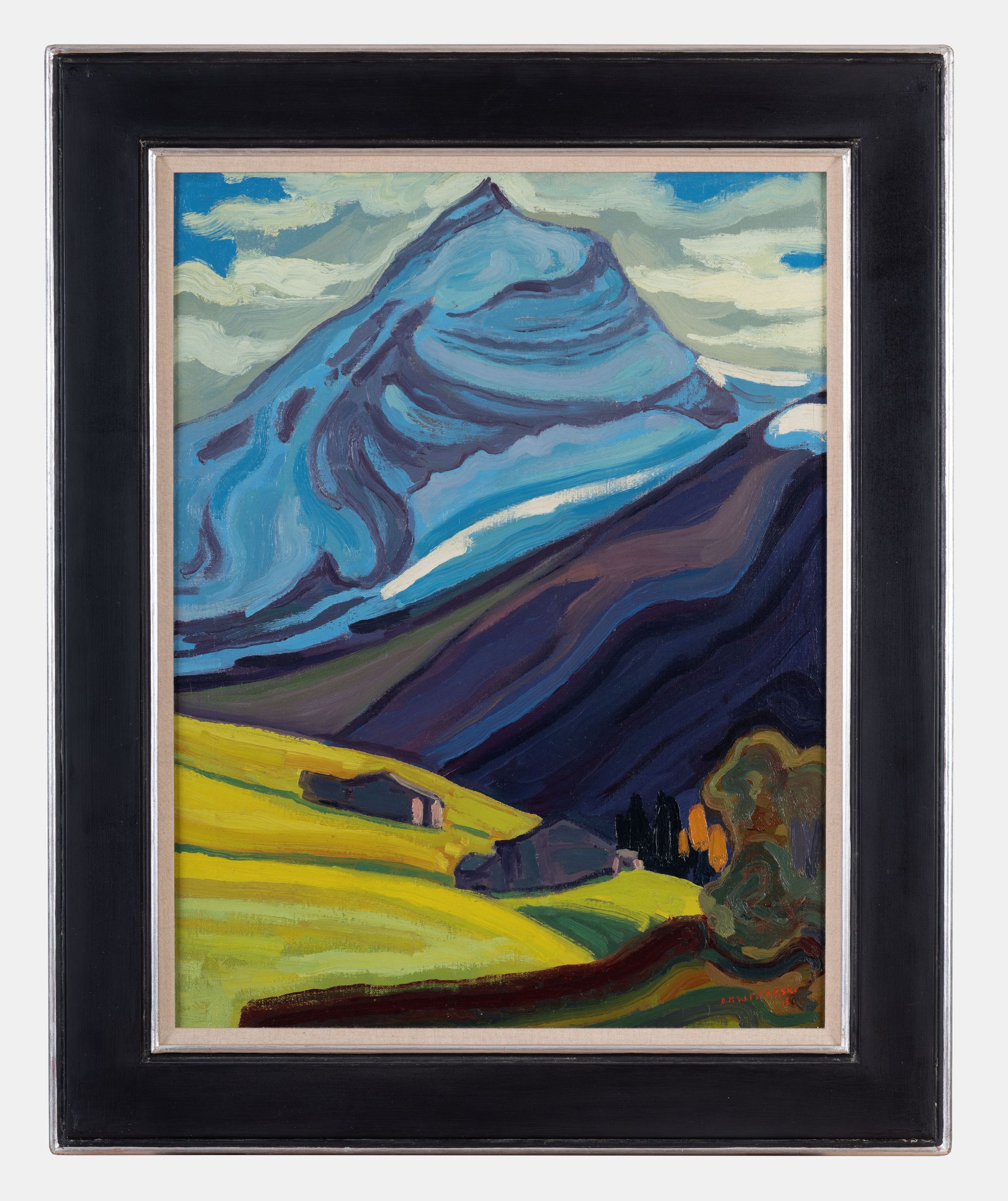 Dirk Filarski, De Oldenhorn bij Gsteig, 1916. Collectie Museum Kranenburgh. Foto Michel Claus