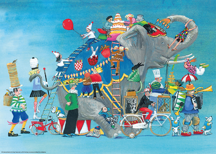 illustratie Marit Törnqvist, Fabians Feest